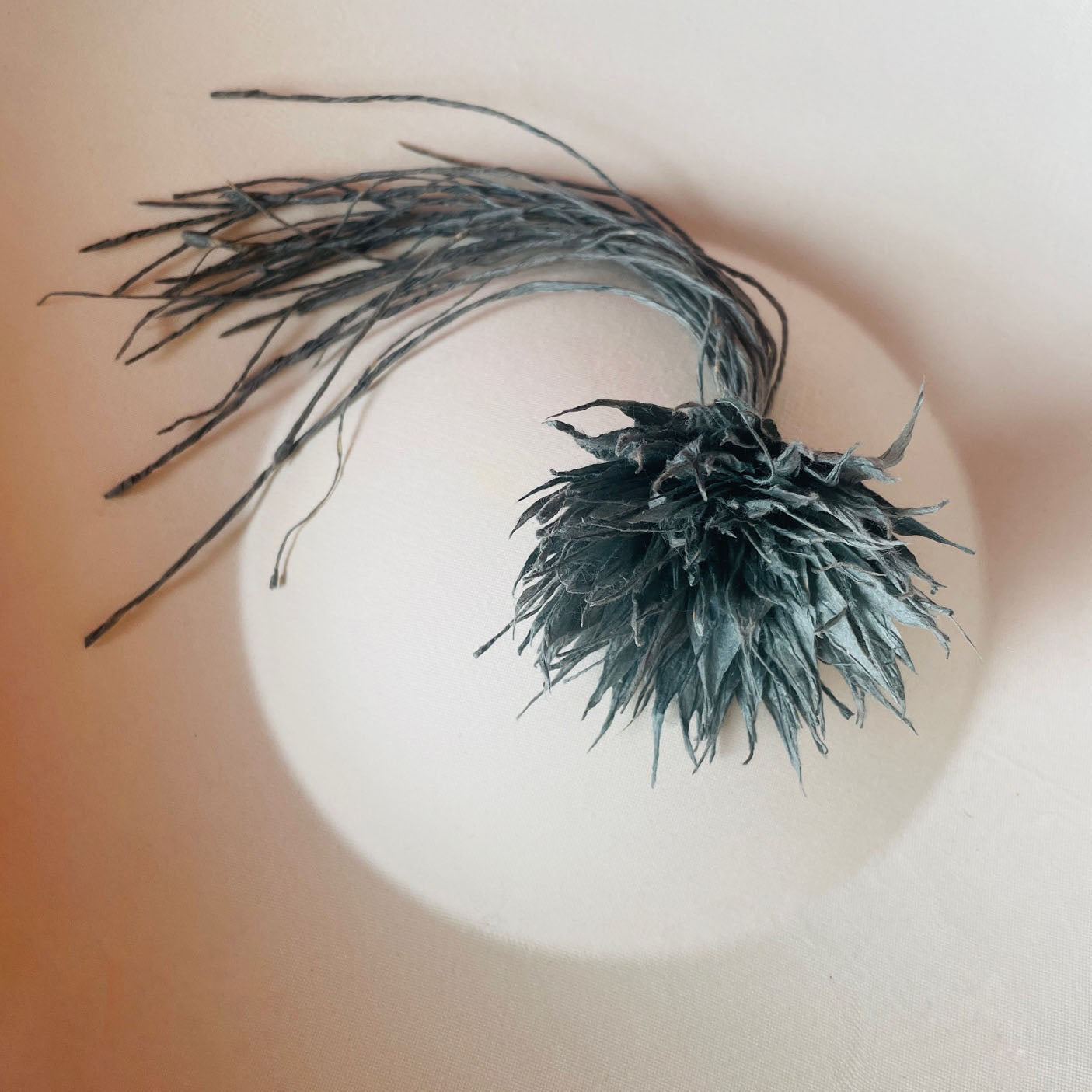 和紙花_草木染_藍#2