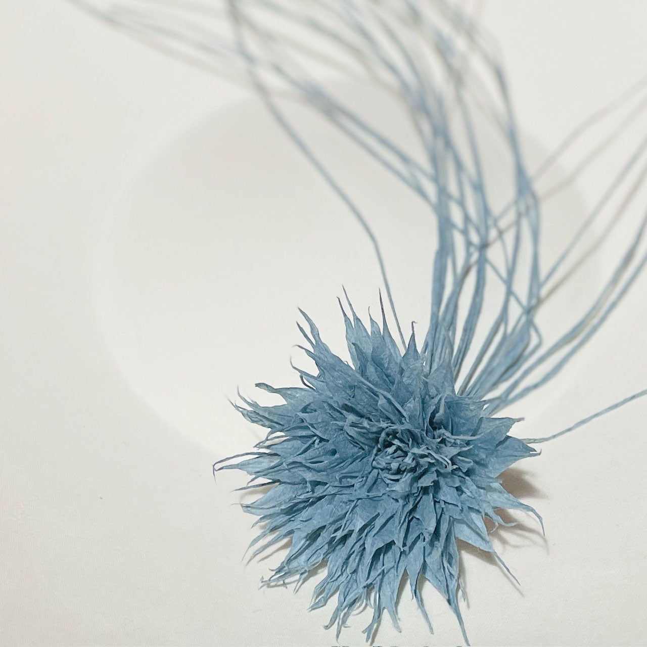 和紙花_草木染_藍#4