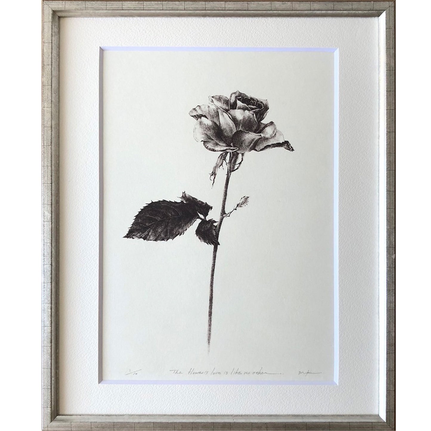 The flower's love is like no other (額装付)