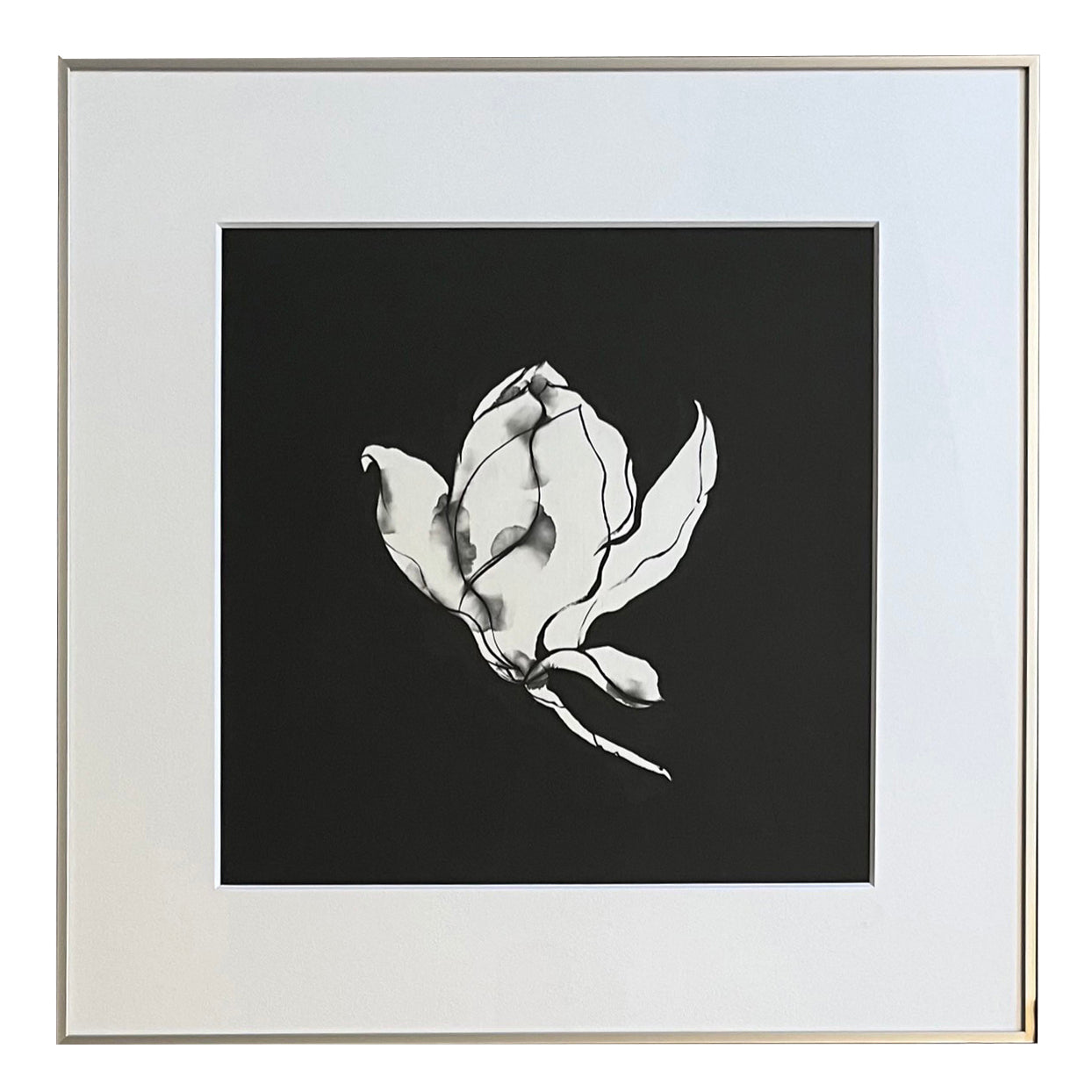 墨の華 Ⅳ (sumi abstract flower)