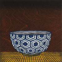 Indigo Hexangon Tea Bowl / Malene Wagner Collection
