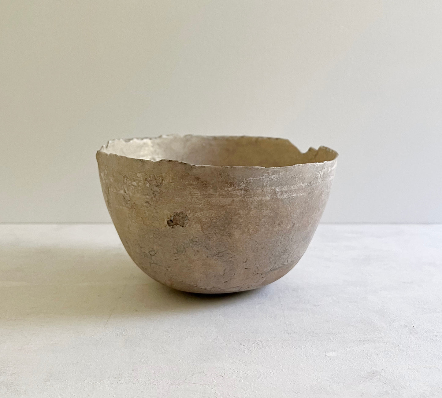 Bowl Clay Knead Sulfuration