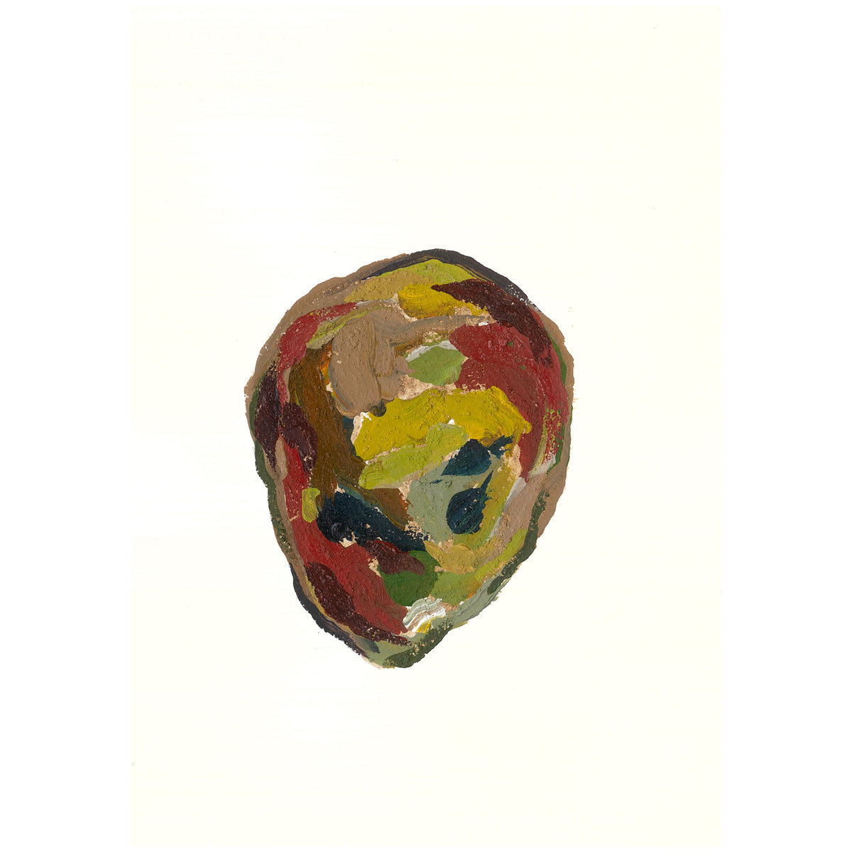 Earth NO.1 _ Painting & Stone