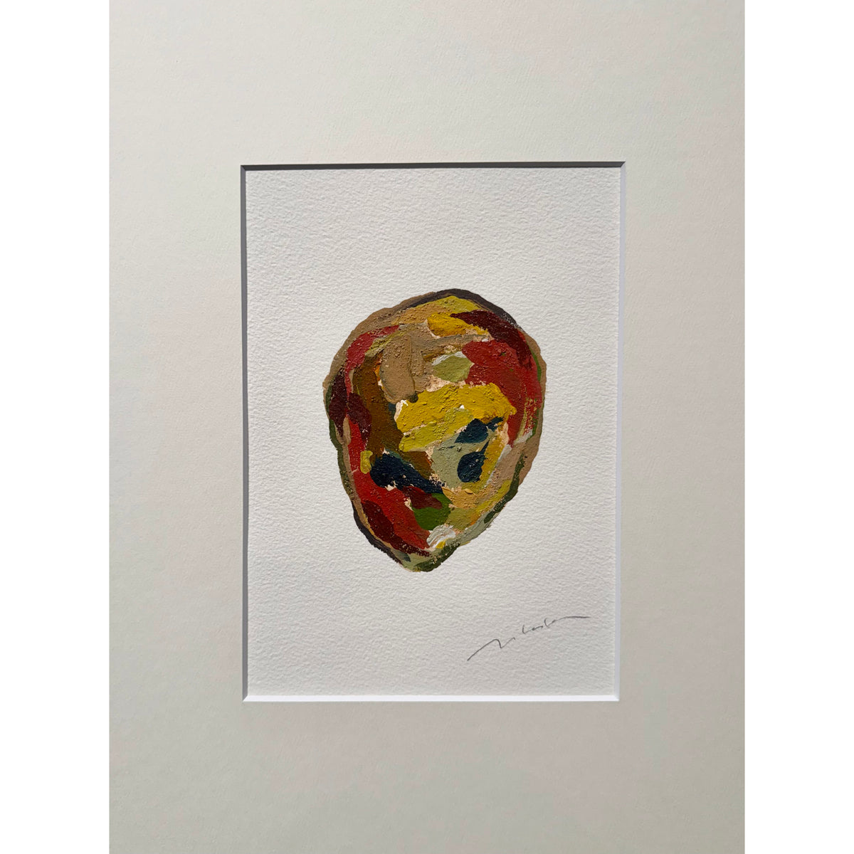 Earth NO.1 _ Painting & Stone