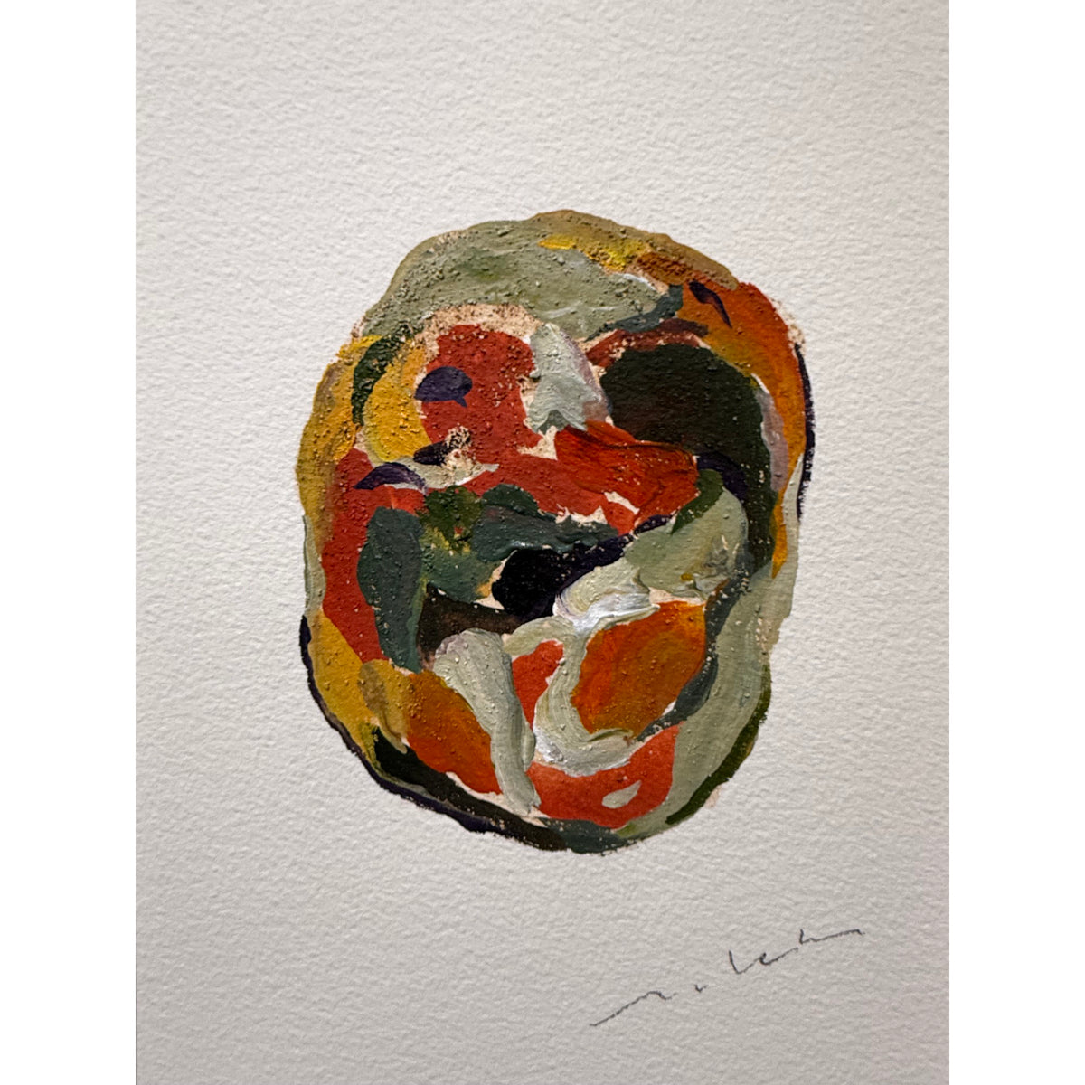 Earth NO.2_ Painting & Stone