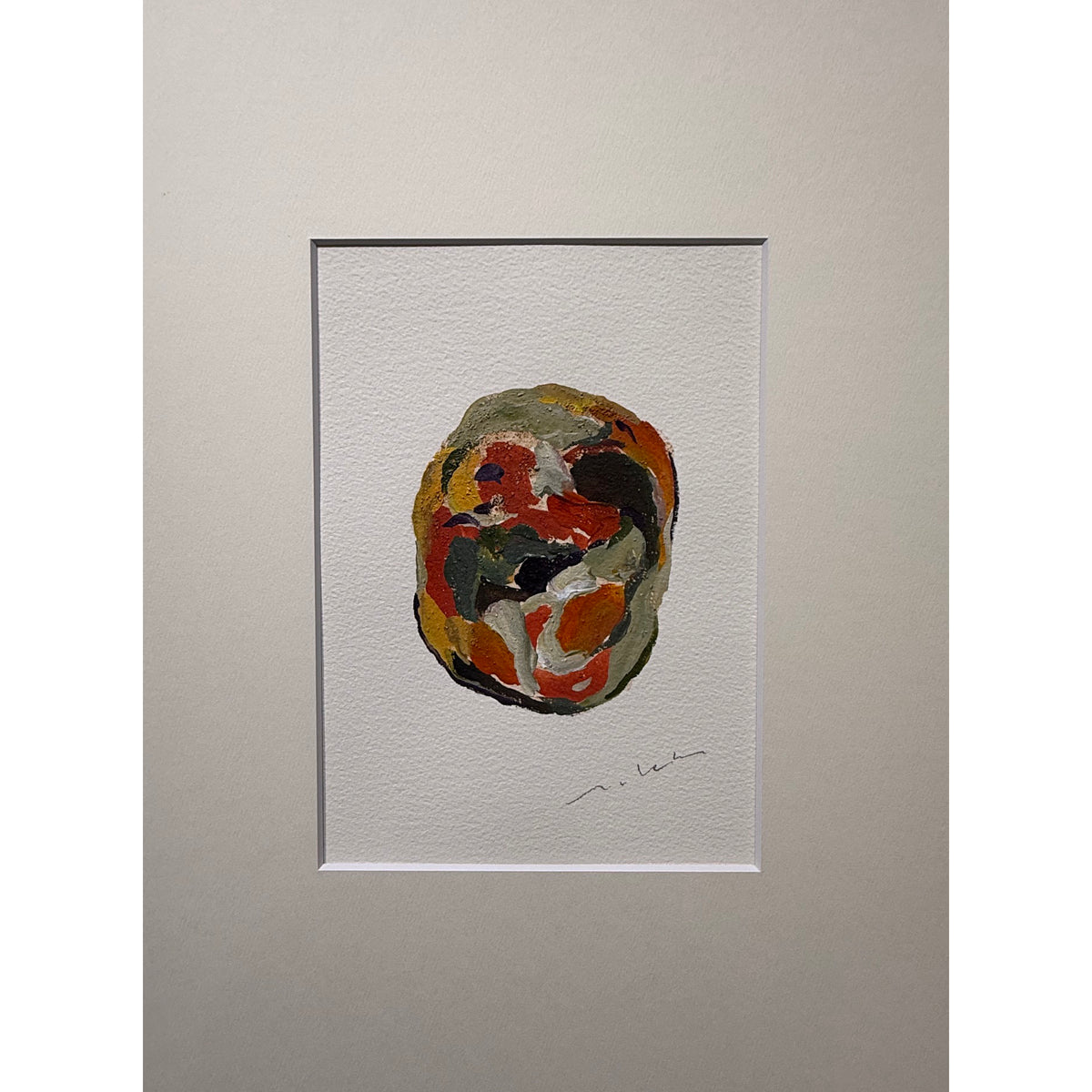 Earth NO.2_ Painting & Stone