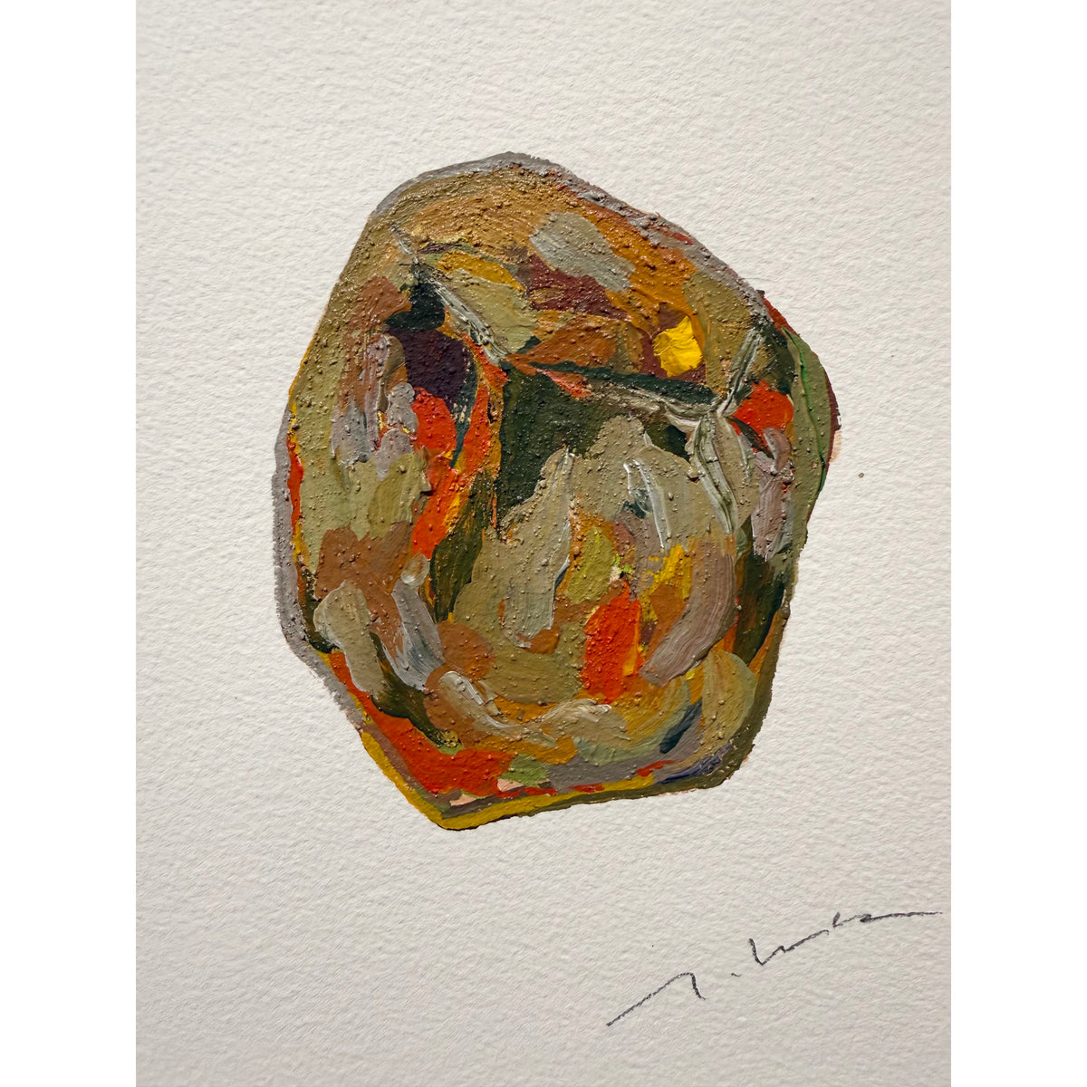 Earth NO.3_ Painting & Stone