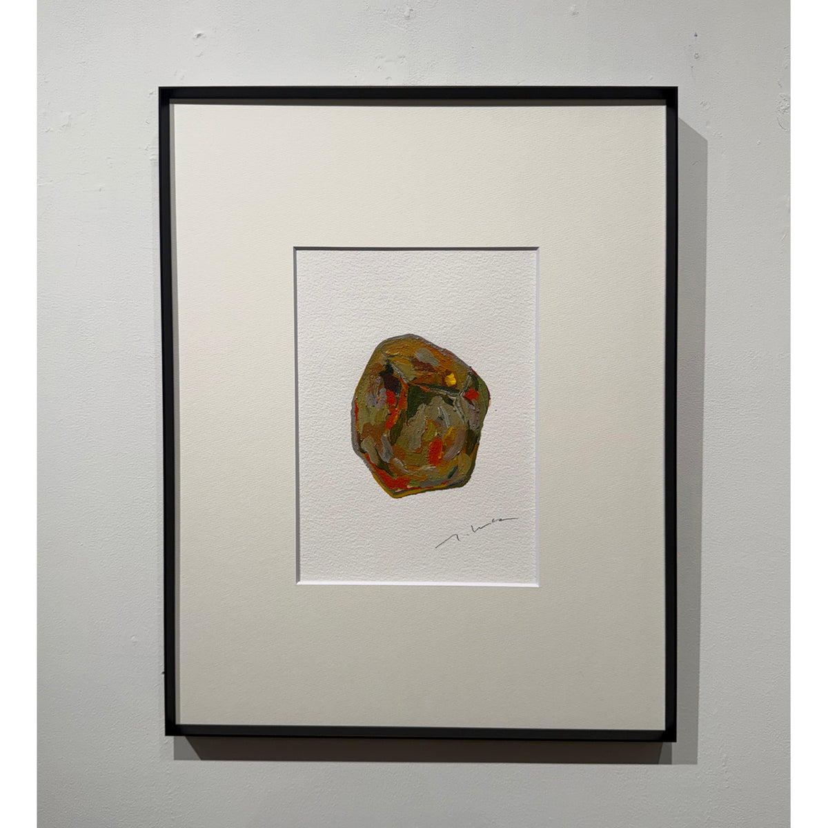 Earth NO.3_ Painting & Stone