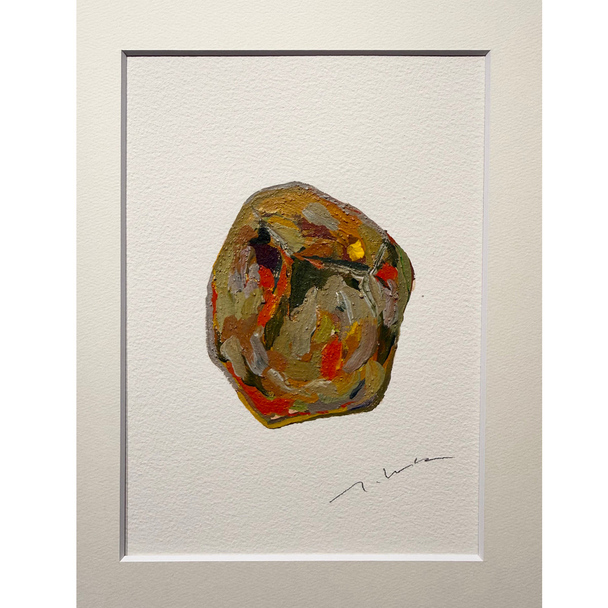 Earth NO.3_ Painting & Stone