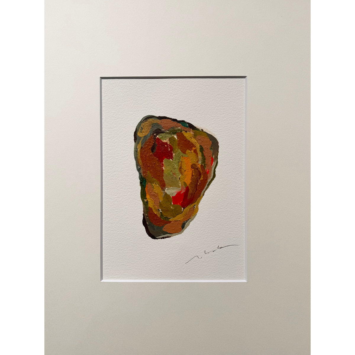 Earth NO.4_ Painting & Stone
