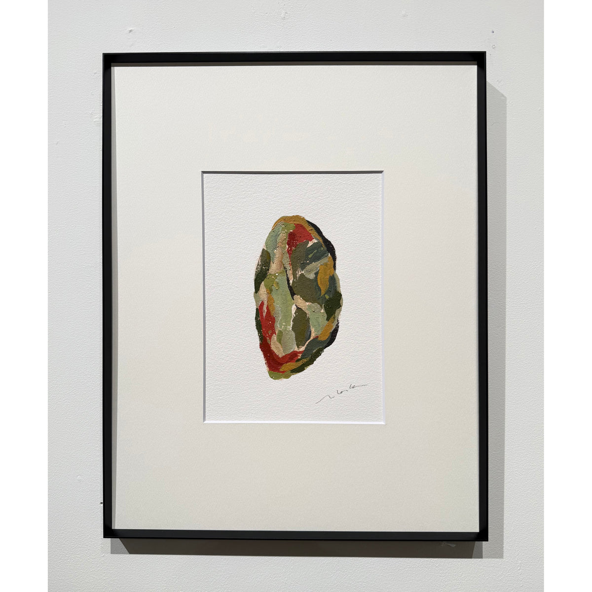 Earth NO.5_ Painting & Stone