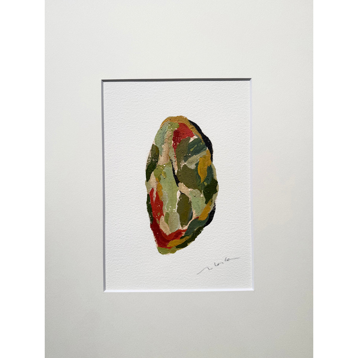 Earth NO.5_ Painting & Stone