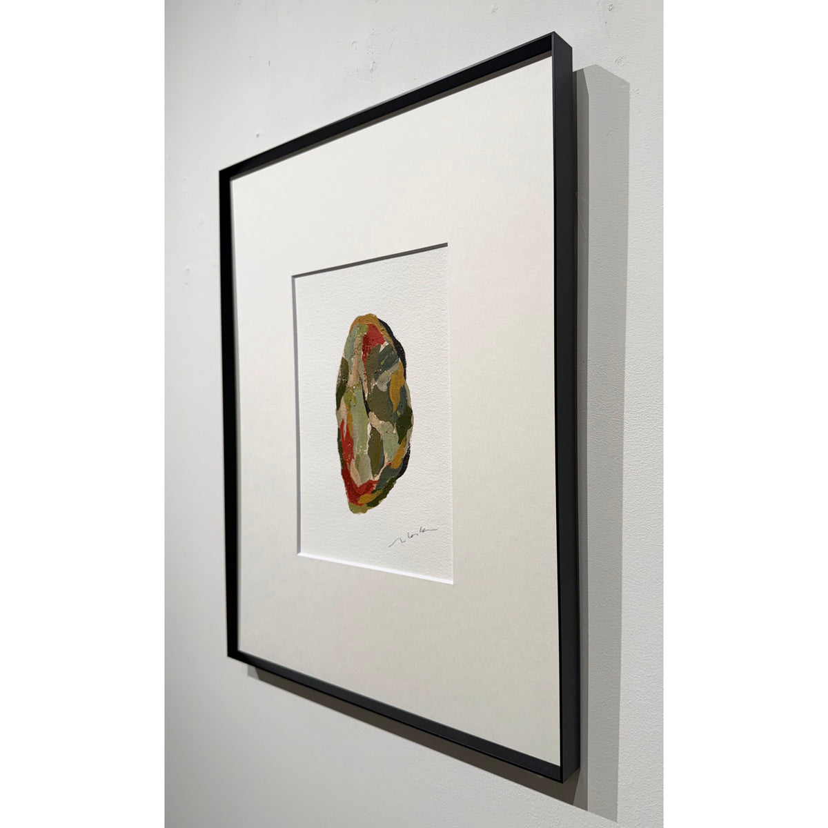 Earth NO.5_ Painting & Stone
