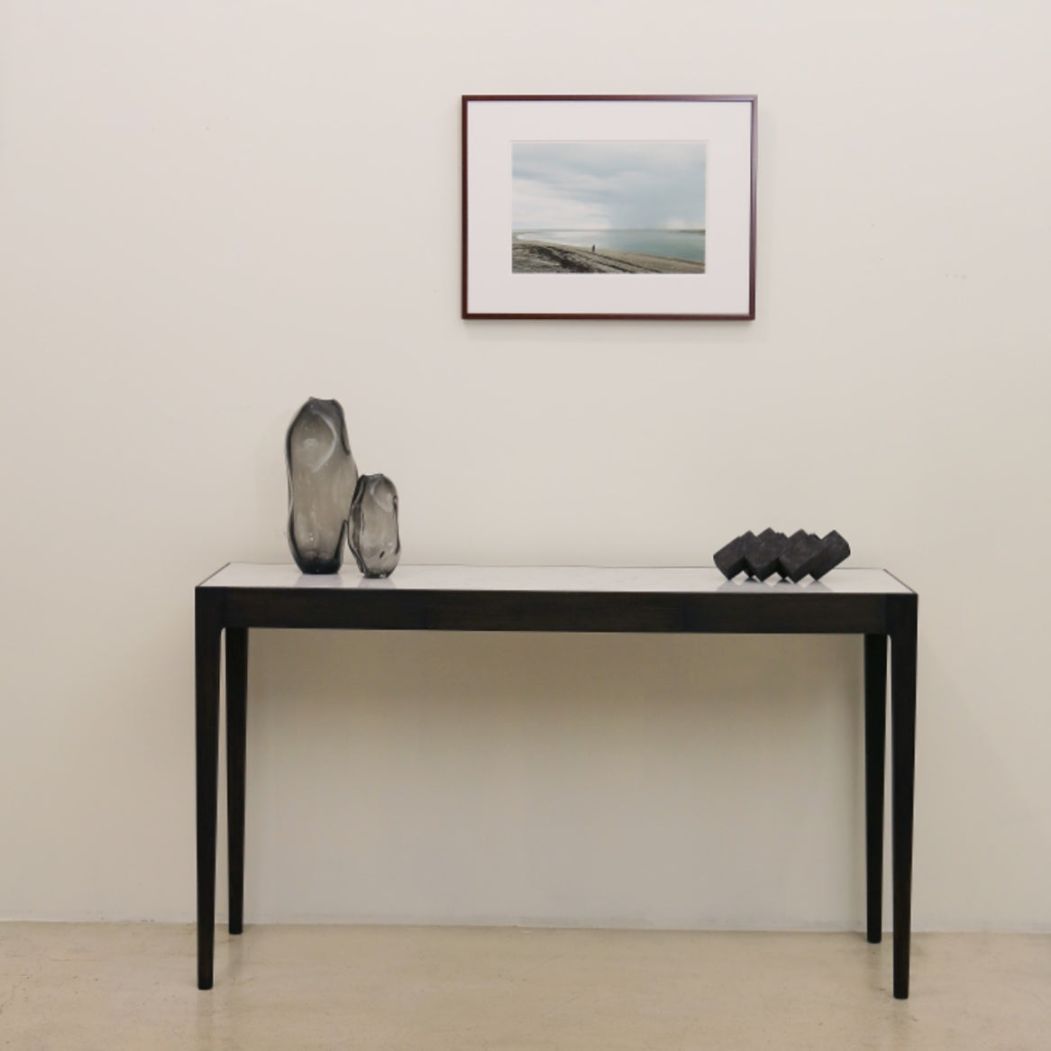 Console Table / Gate_Marble & Oak Wood_01