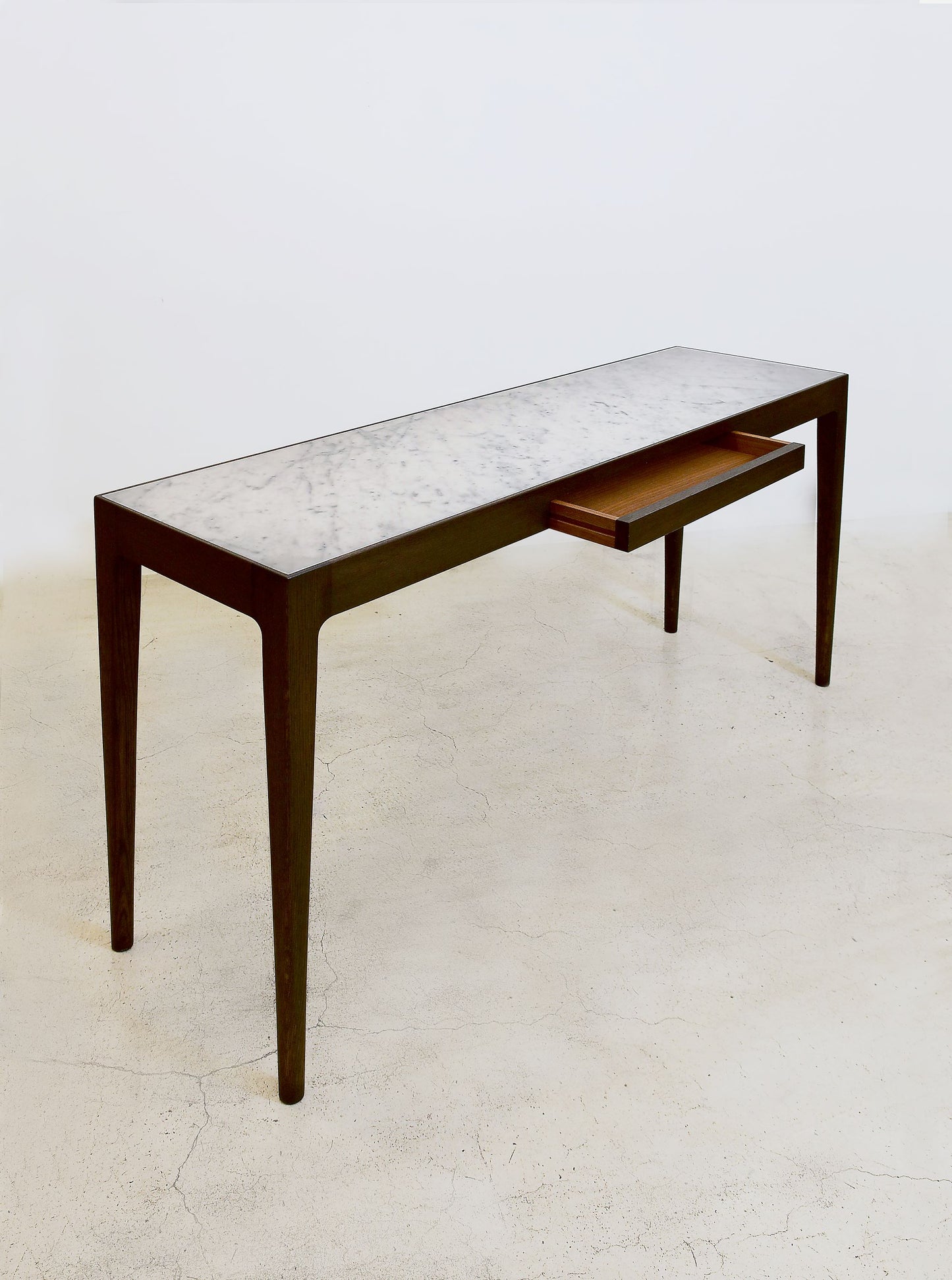 Console Table / Gate_Marble & Oak Wood_01