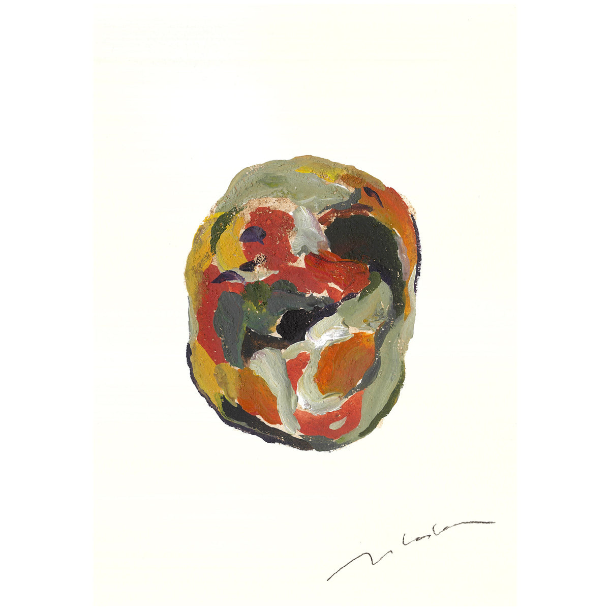 Earth NO.2_ Painting & Stone